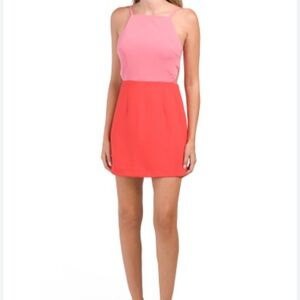 NWT French connection two-tone mini dress